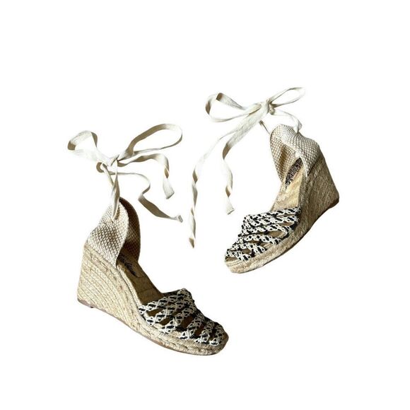 Free People Amalfi Coast Wedge Natural Size EU 37 - Picture 3 of 11